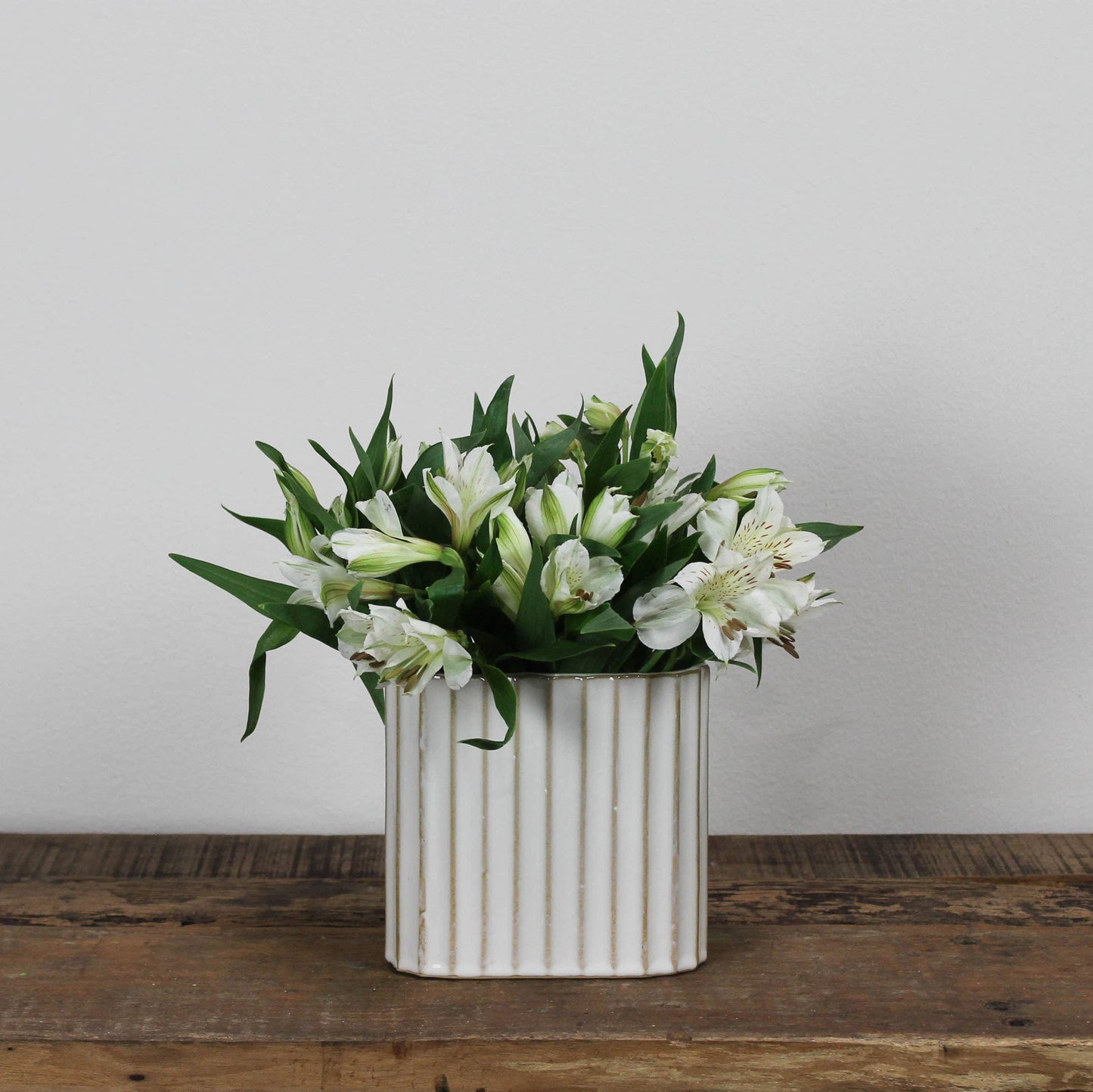 Caro Ribbed Vase