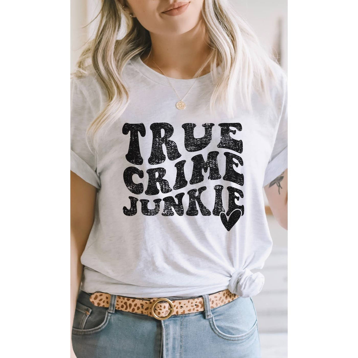 True Crime Junkie Graphic Tee