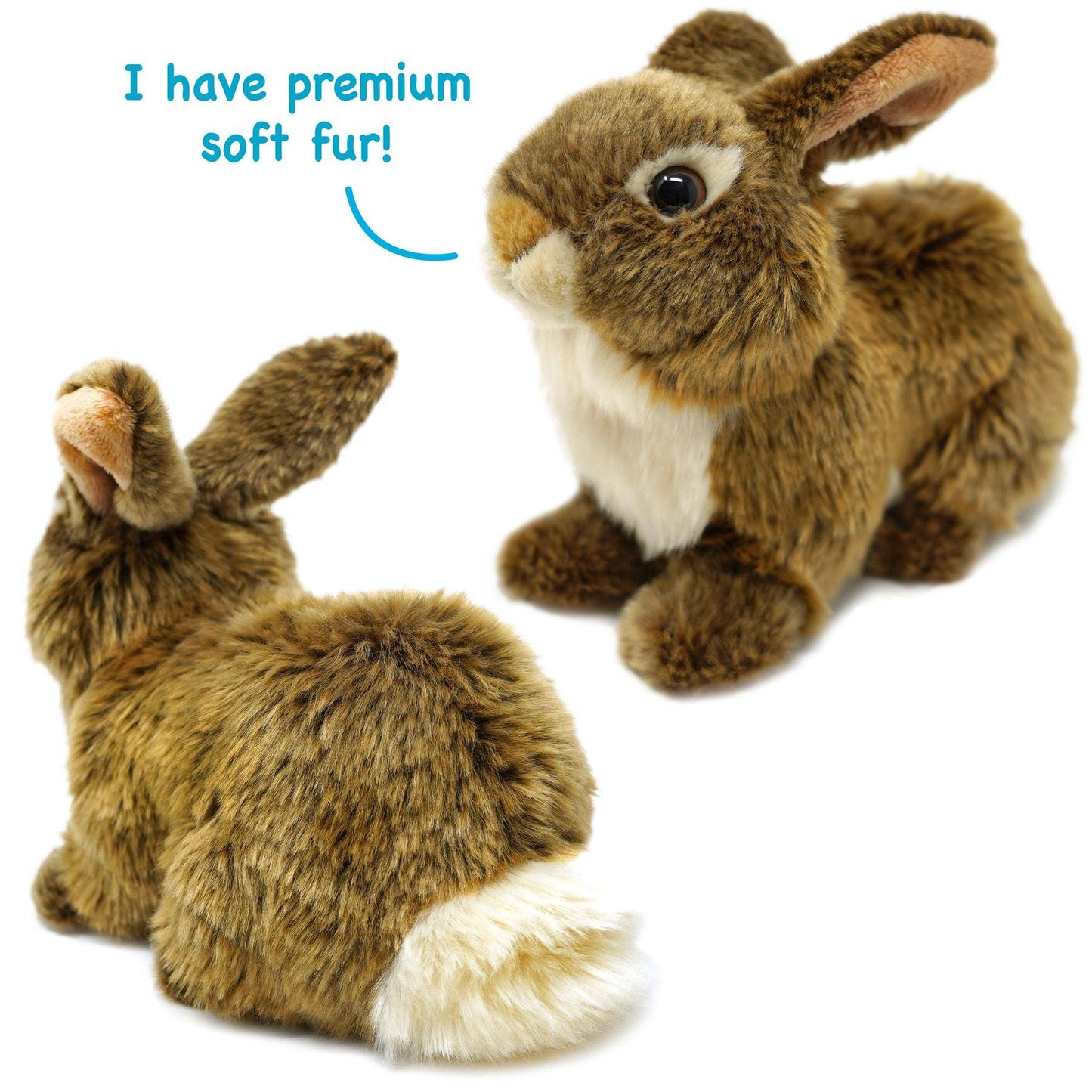 Brigid the Brown Rabbit | 10 Inch Stuffed Animal Plush