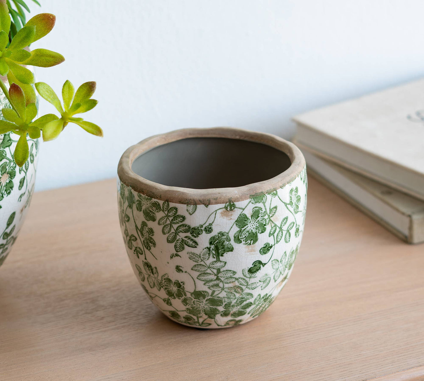 Sage Blossom Planter - Small