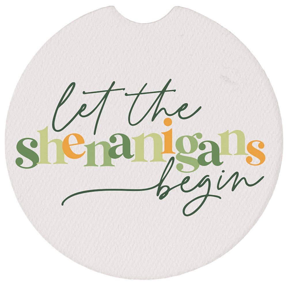 Let Shenanigans Begin - Car Coasters