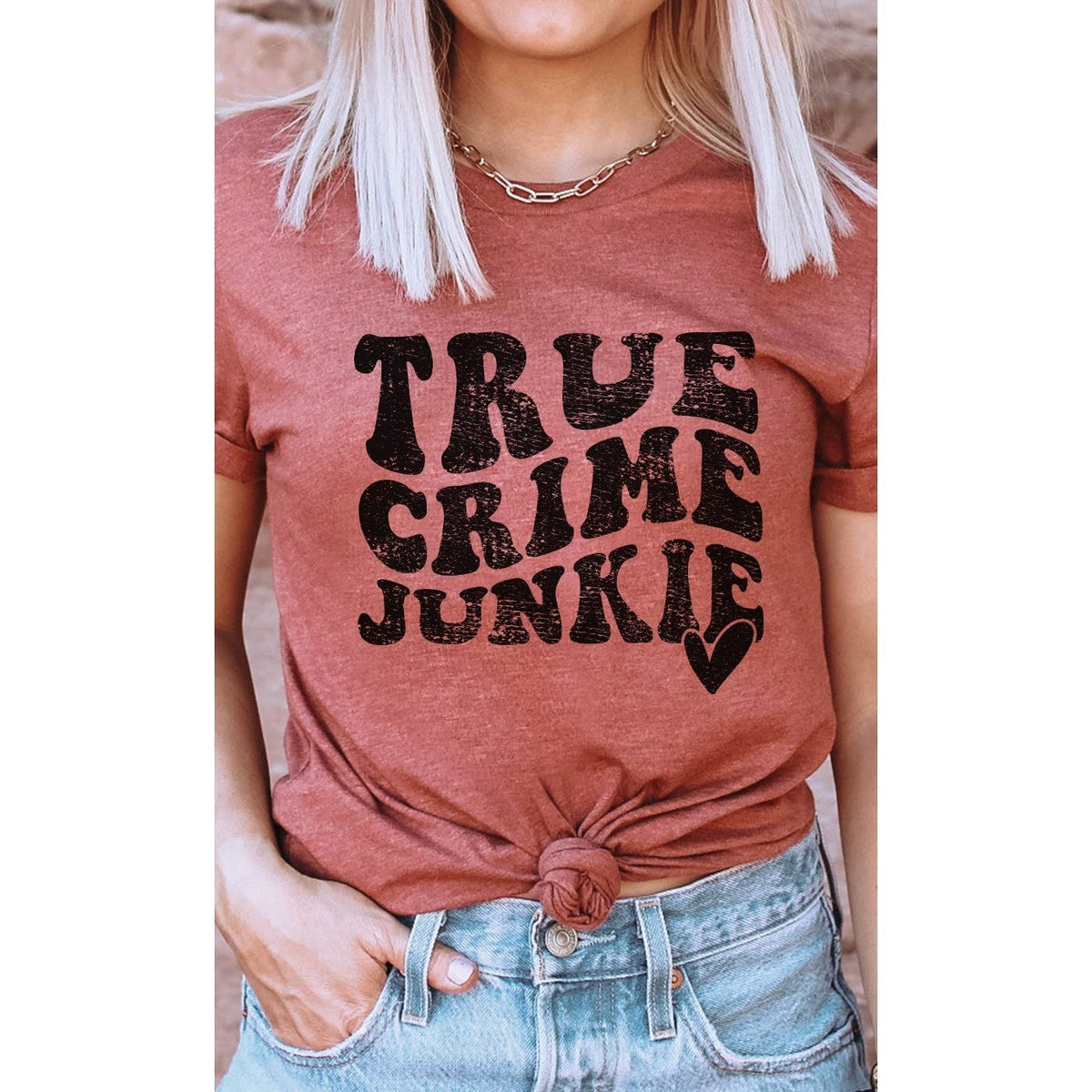 True Crime Junkie Graphic Tee