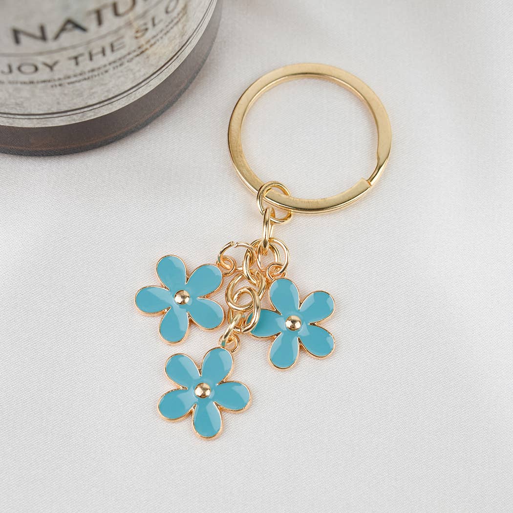 Summer Flowers Keychain