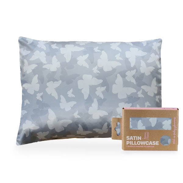 Eco Packaged Satin Pillowcase for Hair & Skin-Queen/Standard