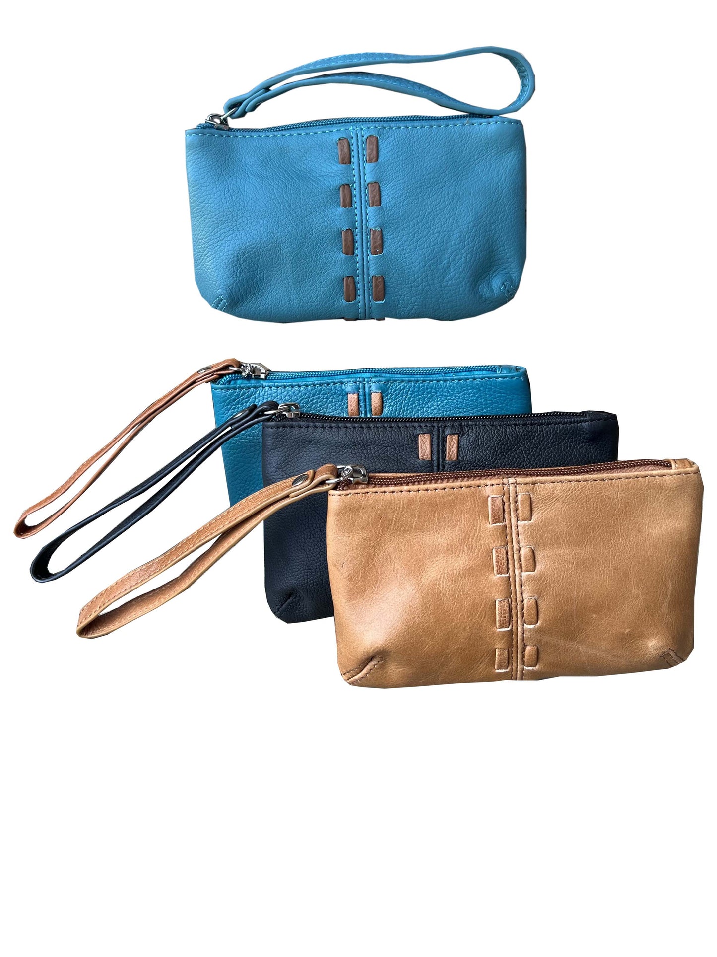 Leather Zip bag