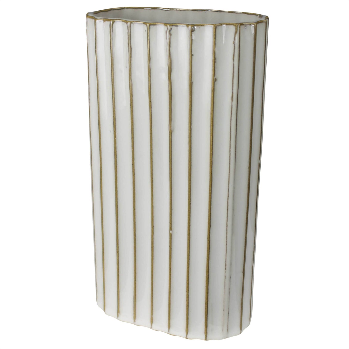 Caro Ribbed Vase