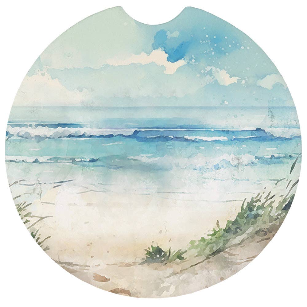 Beach Scene - Car Coasters