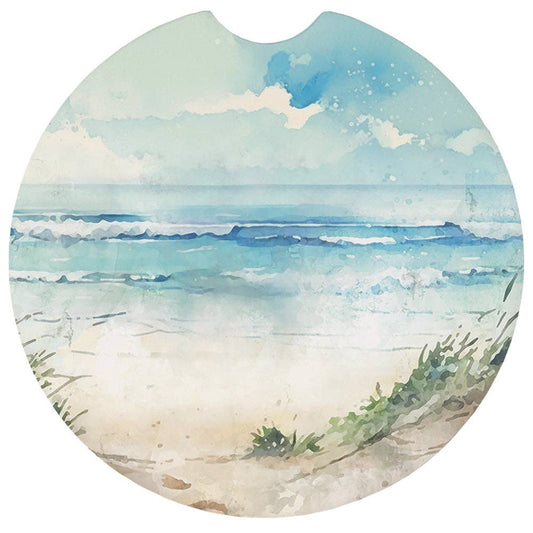 Beach Scene - Car Coasters