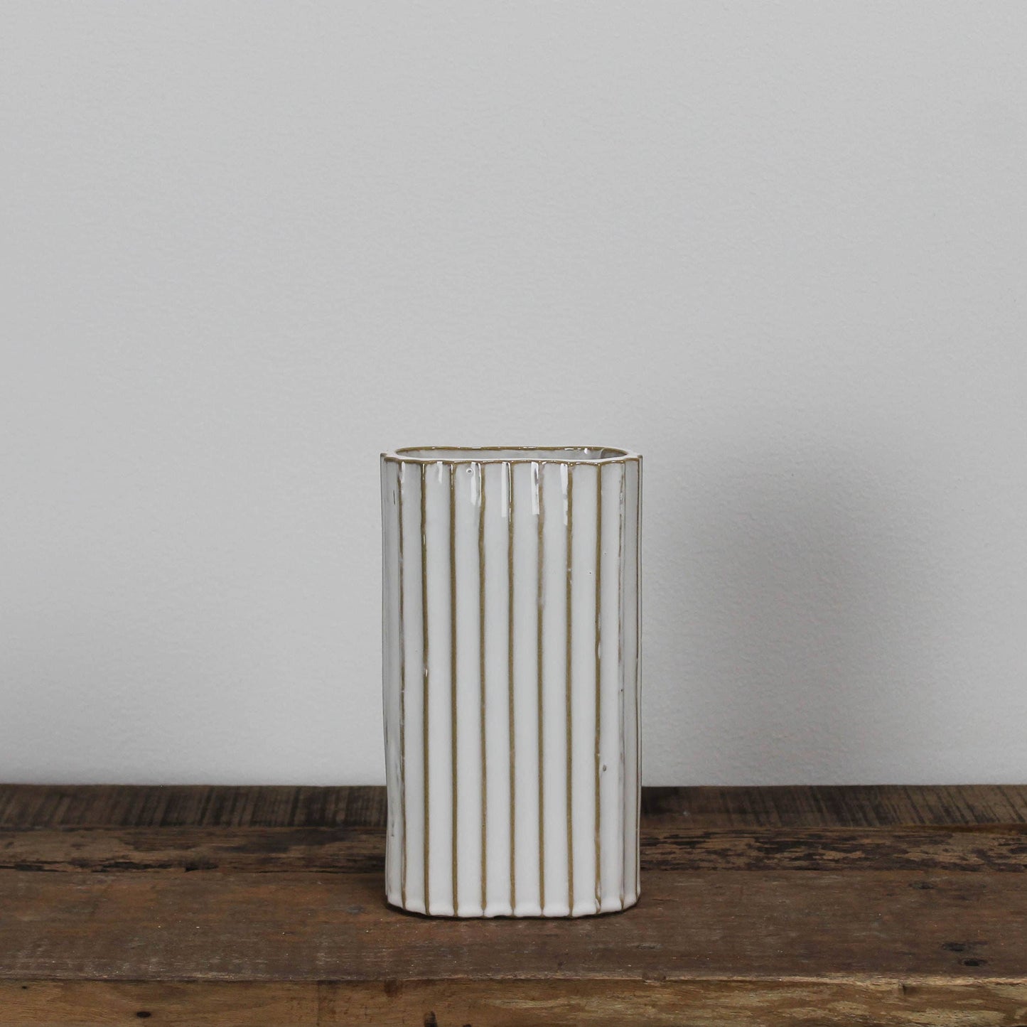 Caro Ribbed Vase