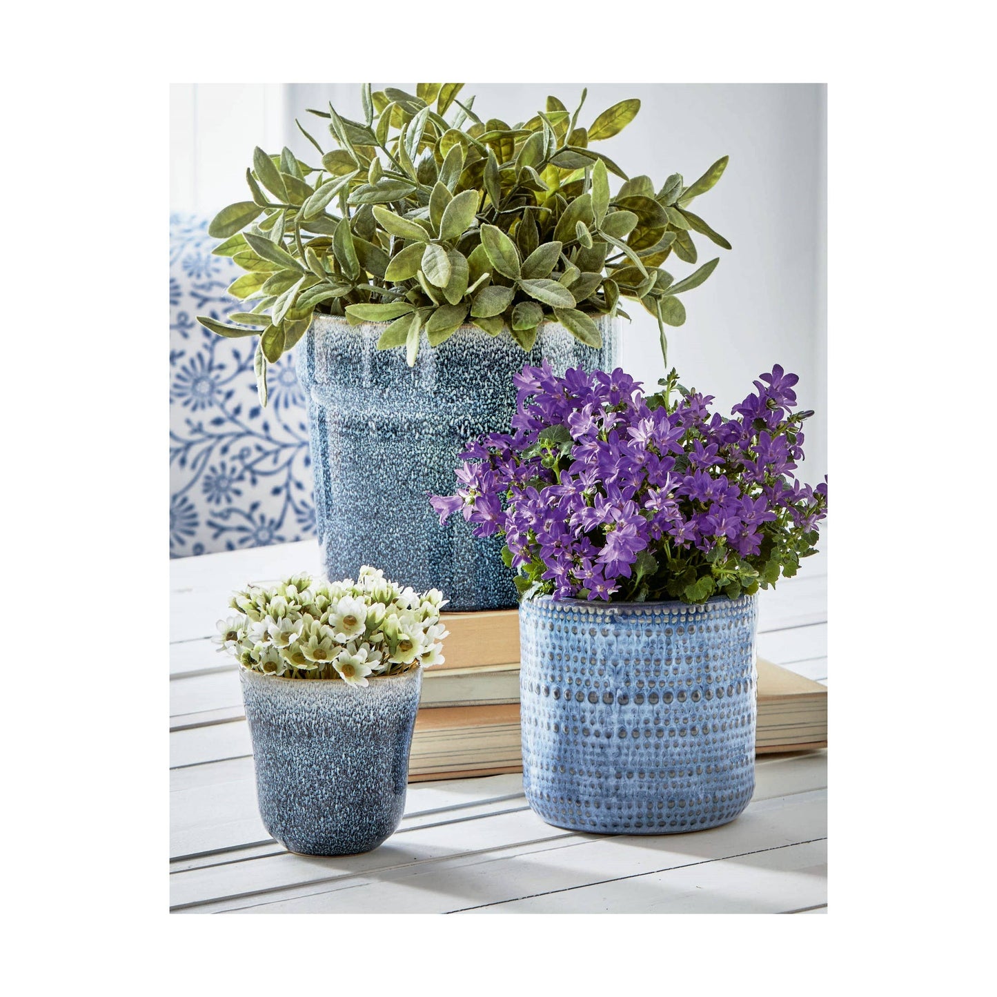 Azul Planter - Blue
