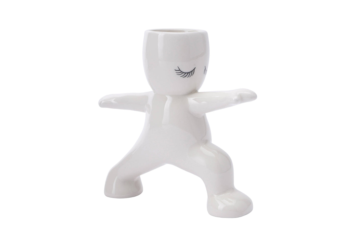 Loft 'Warrior' Yoga Pose Mini Planter