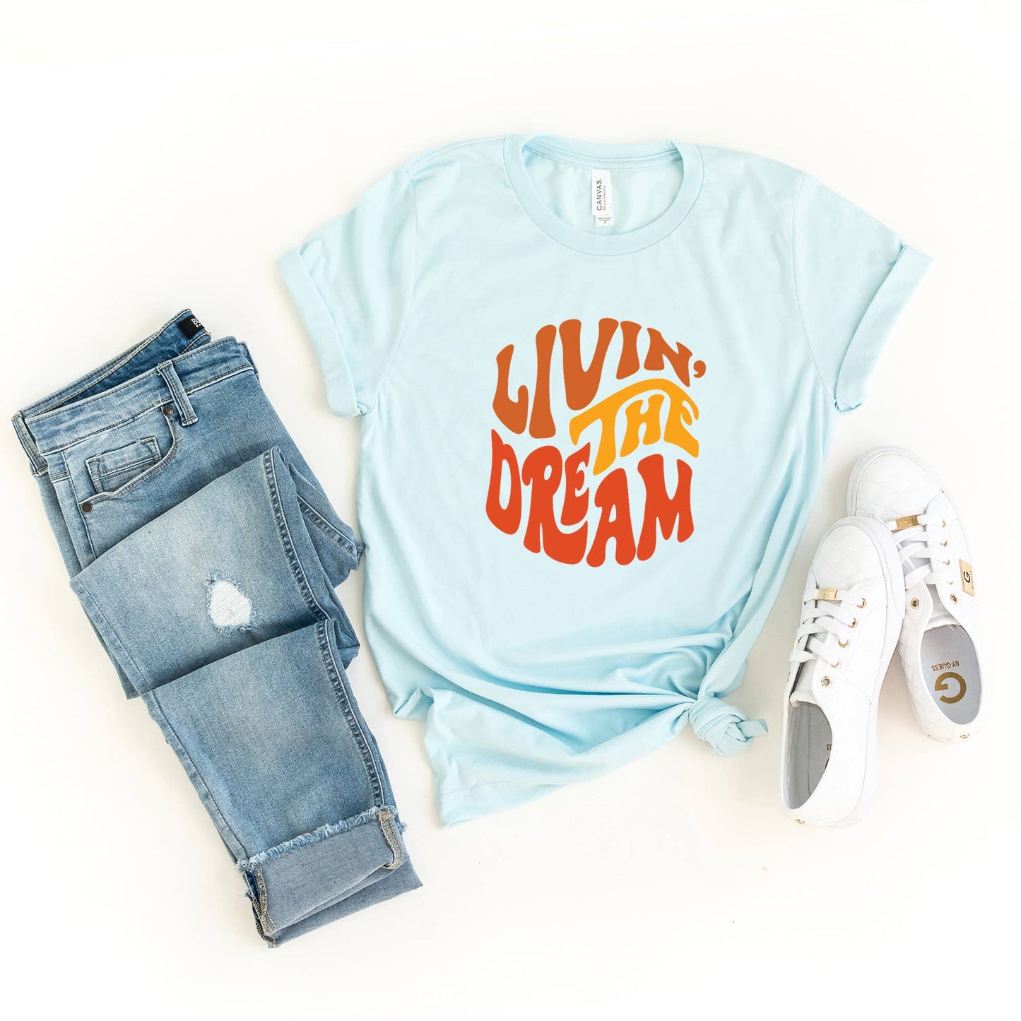 Retro Livin' The Dream | Short Sleeve Graphic Tee