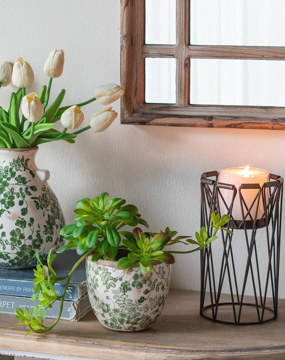 Sage Blossom Planter - Small