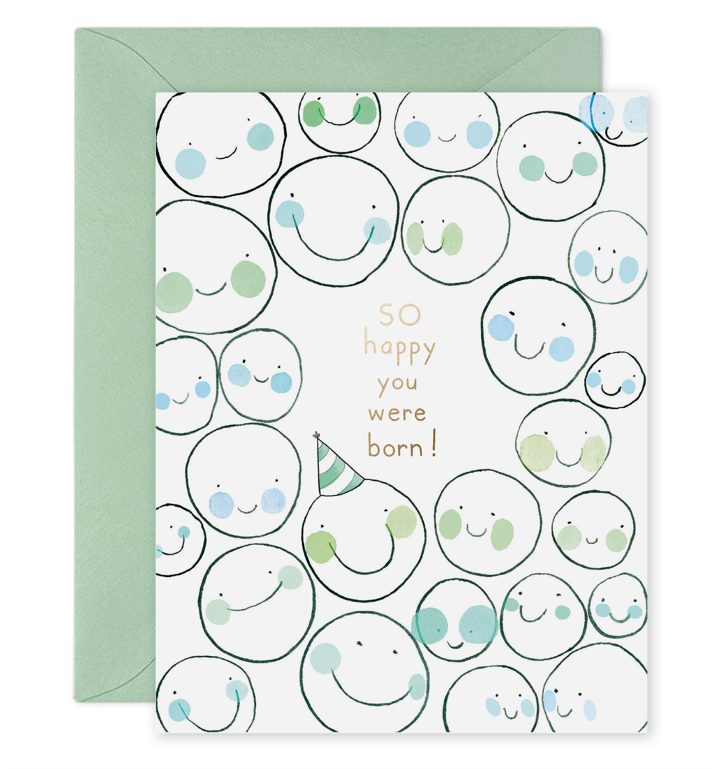 Glad You Were Born | Birthday Greeting Card