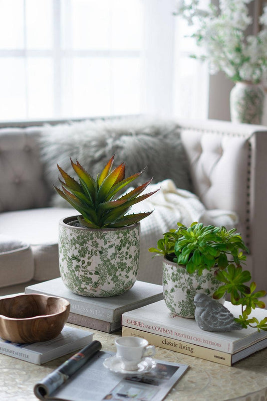 Sage Blossom Planter - Large