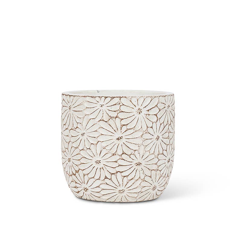 Daisy Round Planter-4"H