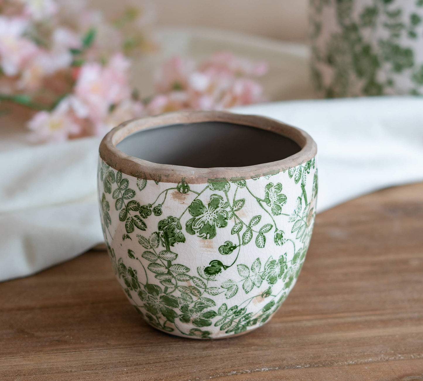 Sage Blossom Planter - Small