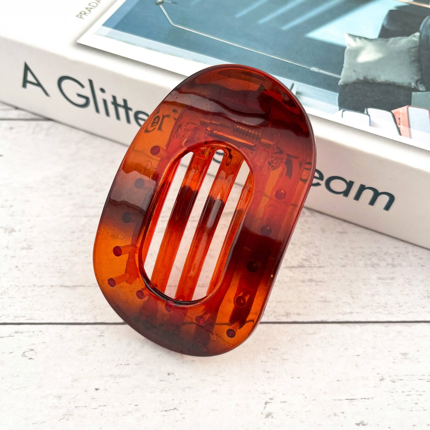 Flat Oval Hair Clip
