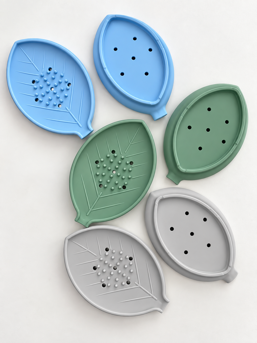 Shower Steamer Tray - Leaf Silicone Tray