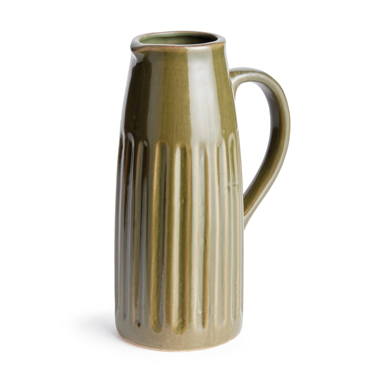 Green Ceramic Pitcher