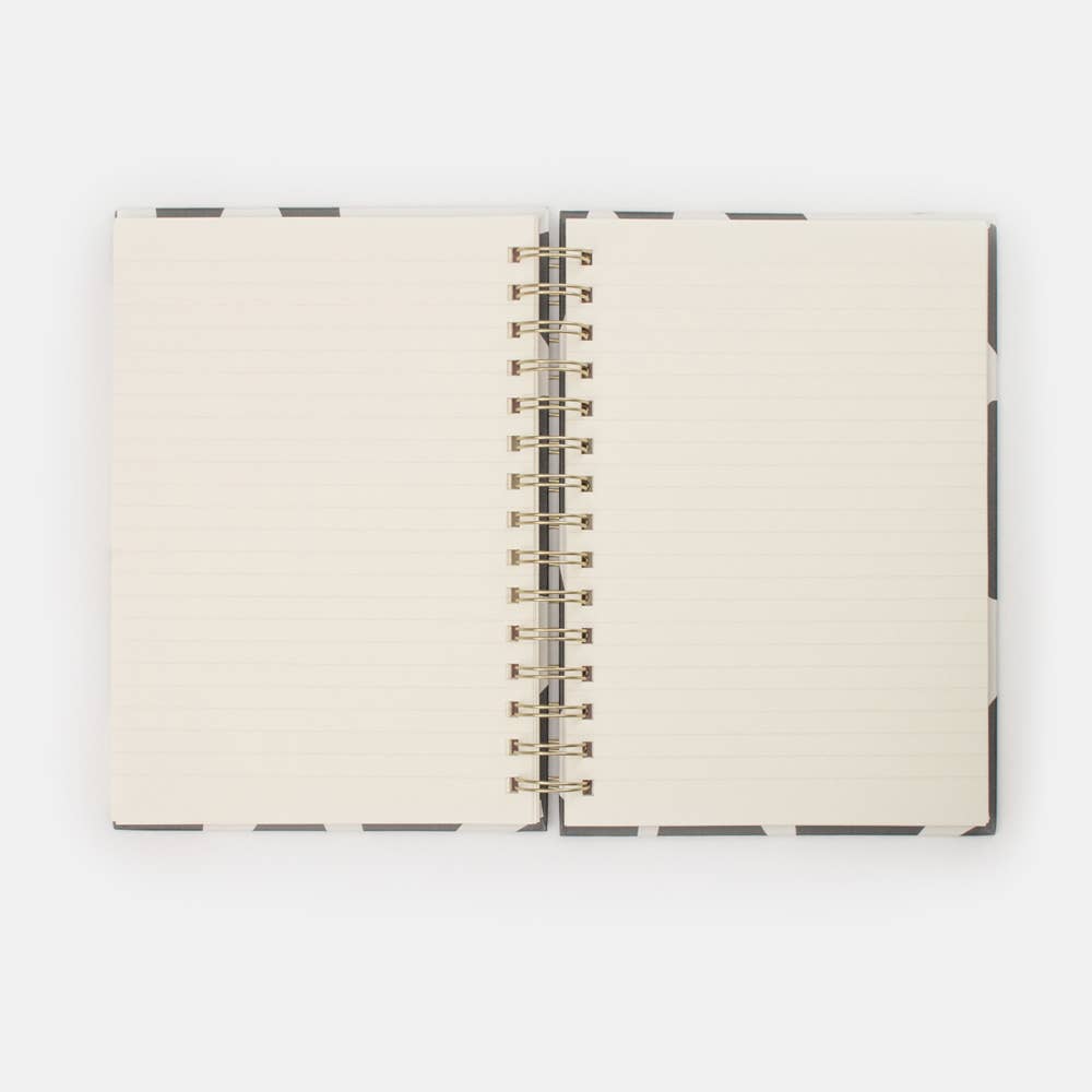 Mono Hearts A5 Spiral Notebook