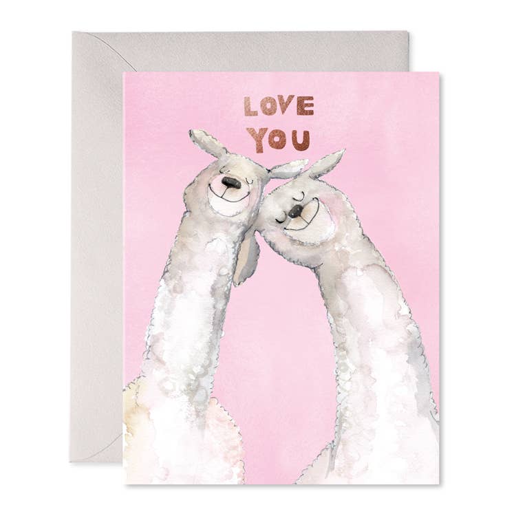 Llama Love | Valentine's Day Greeting Card