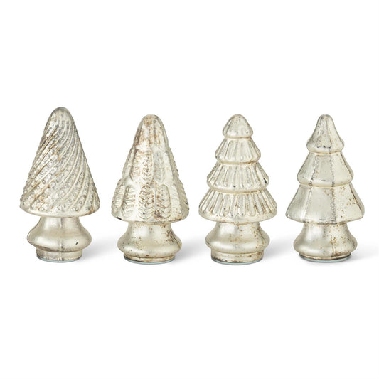 Mercury Glass Christmas Trees