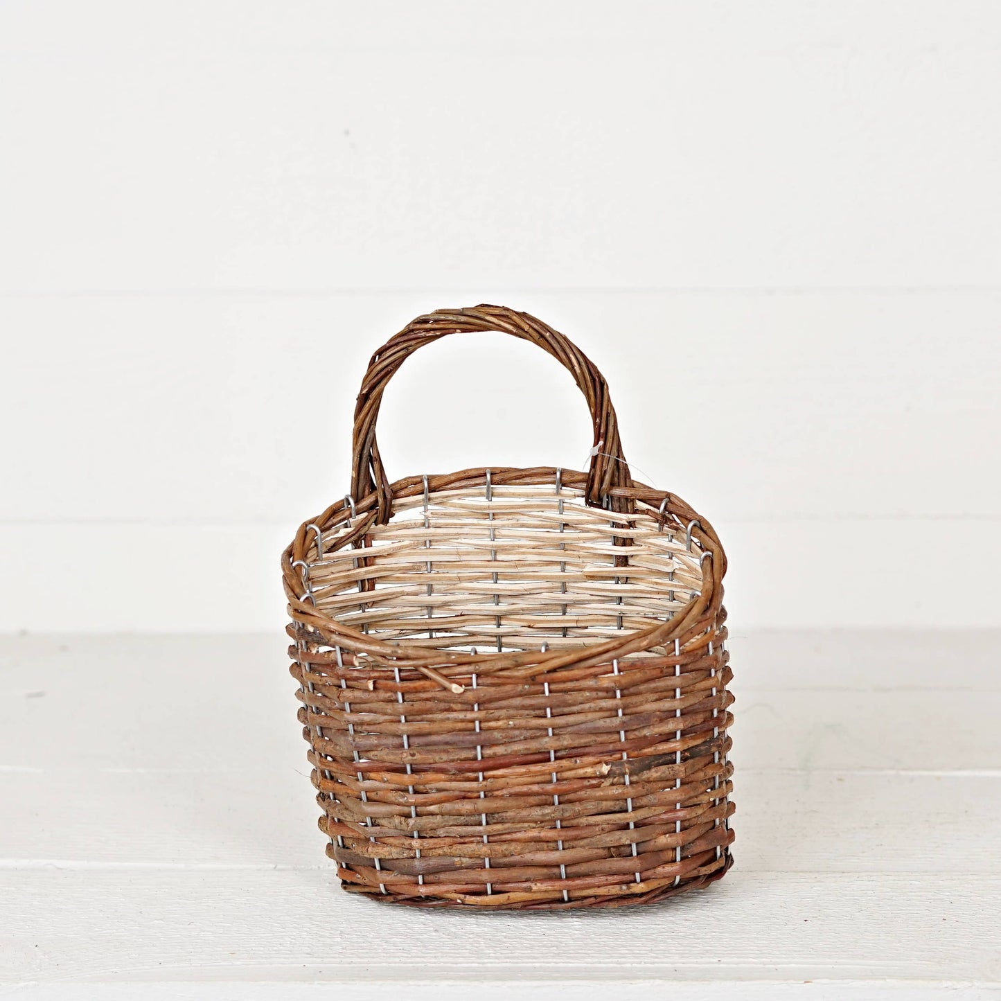 Hanging Willow Basket-Brown