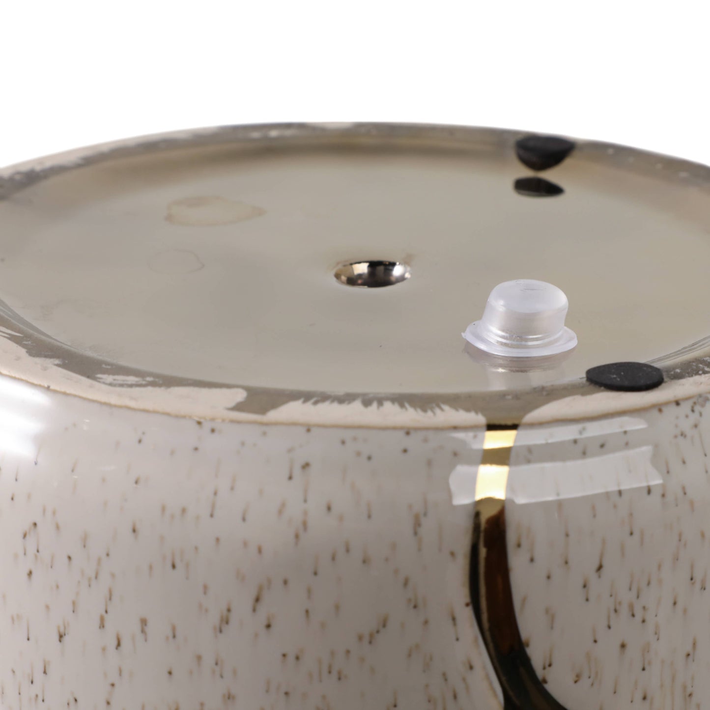 Ivory/Gold Clouds Planter