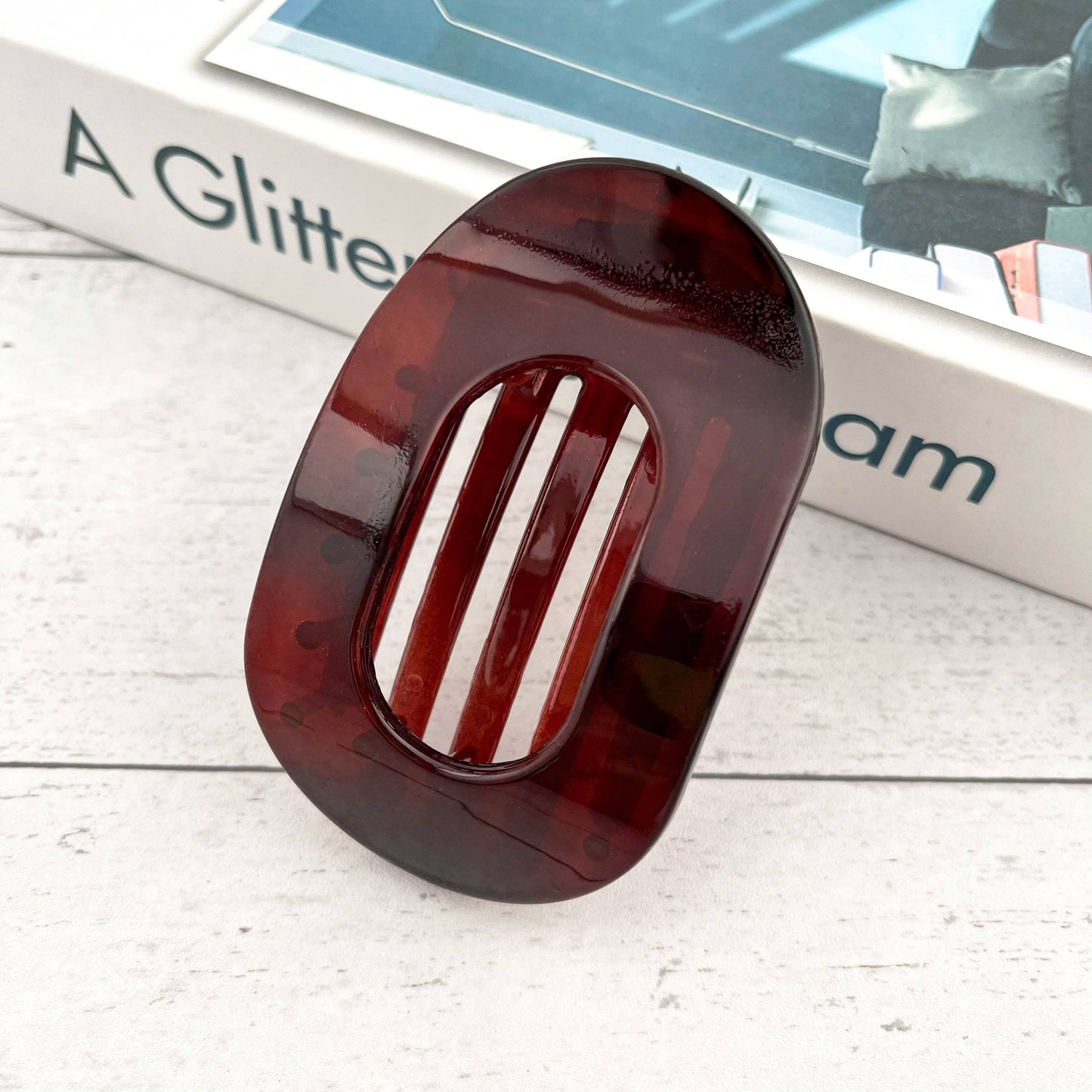 Flat Oval Hair Clip