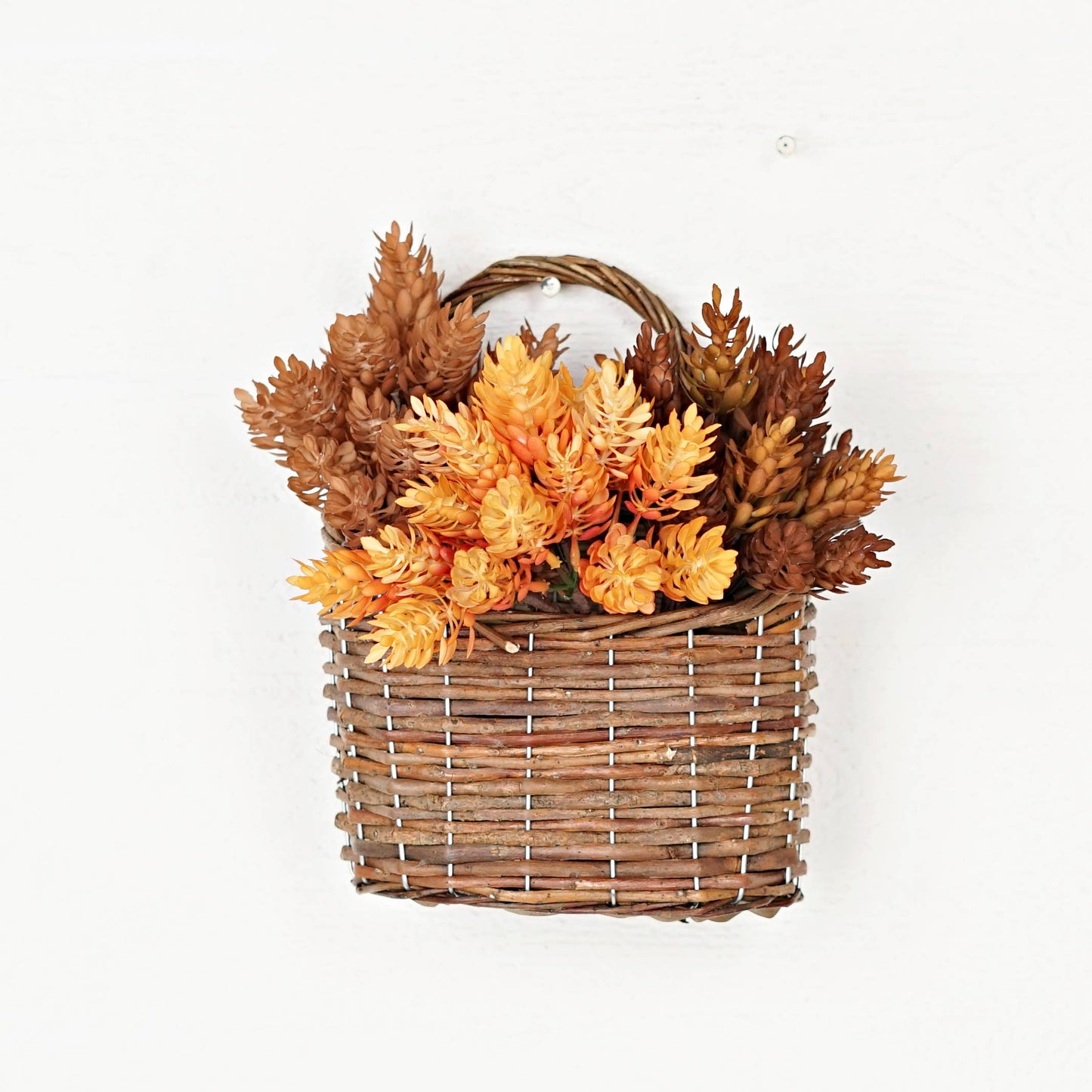 Hanging Willow Basket-Brown