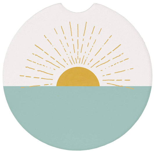 Sunrise on Water - Car Coasters