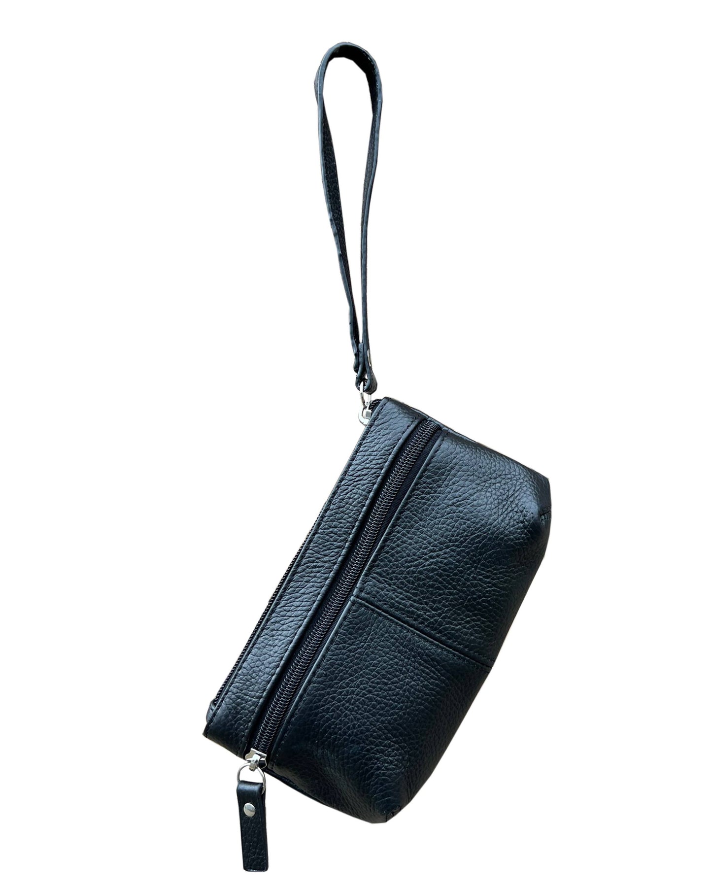 Leather Zip bag