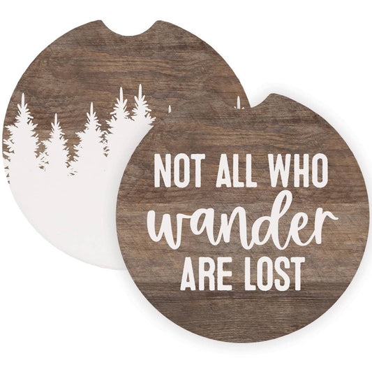 Wander Lost Forest - Car Coasters