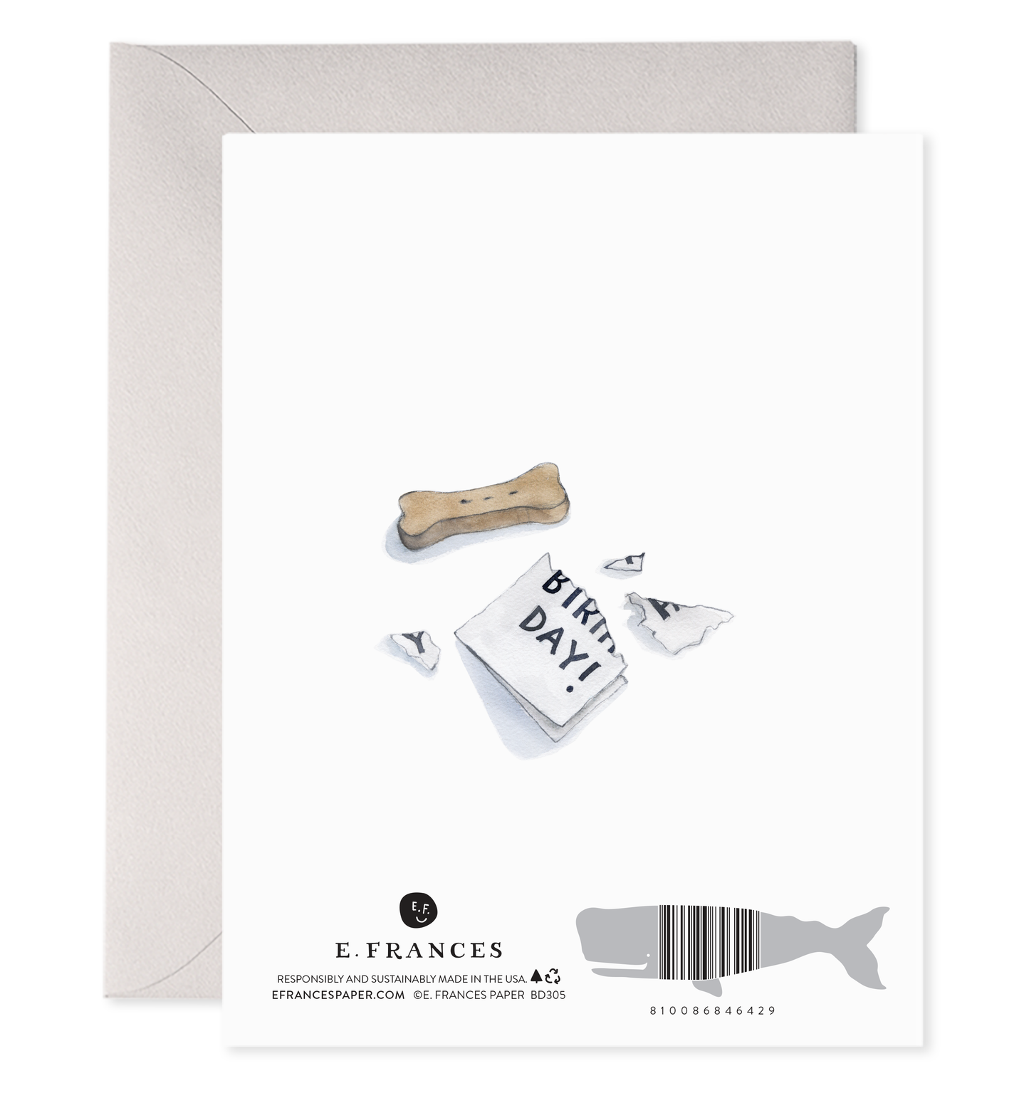 Sheepdog Belated | Belated Birthday Card