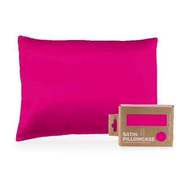 Eco Packaged Satin Pillowcase for Hair & Skin-Queen/Standard
