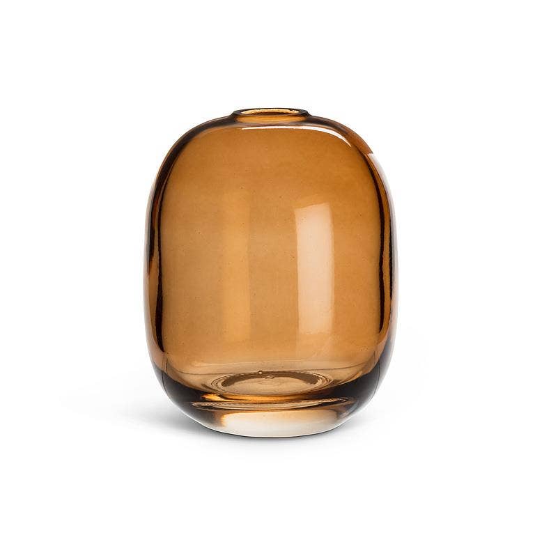 Dark Amber Vase