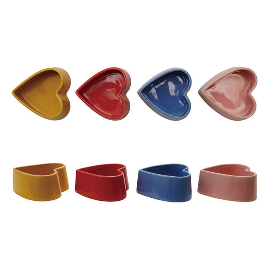 Stoneware Heart Bowl