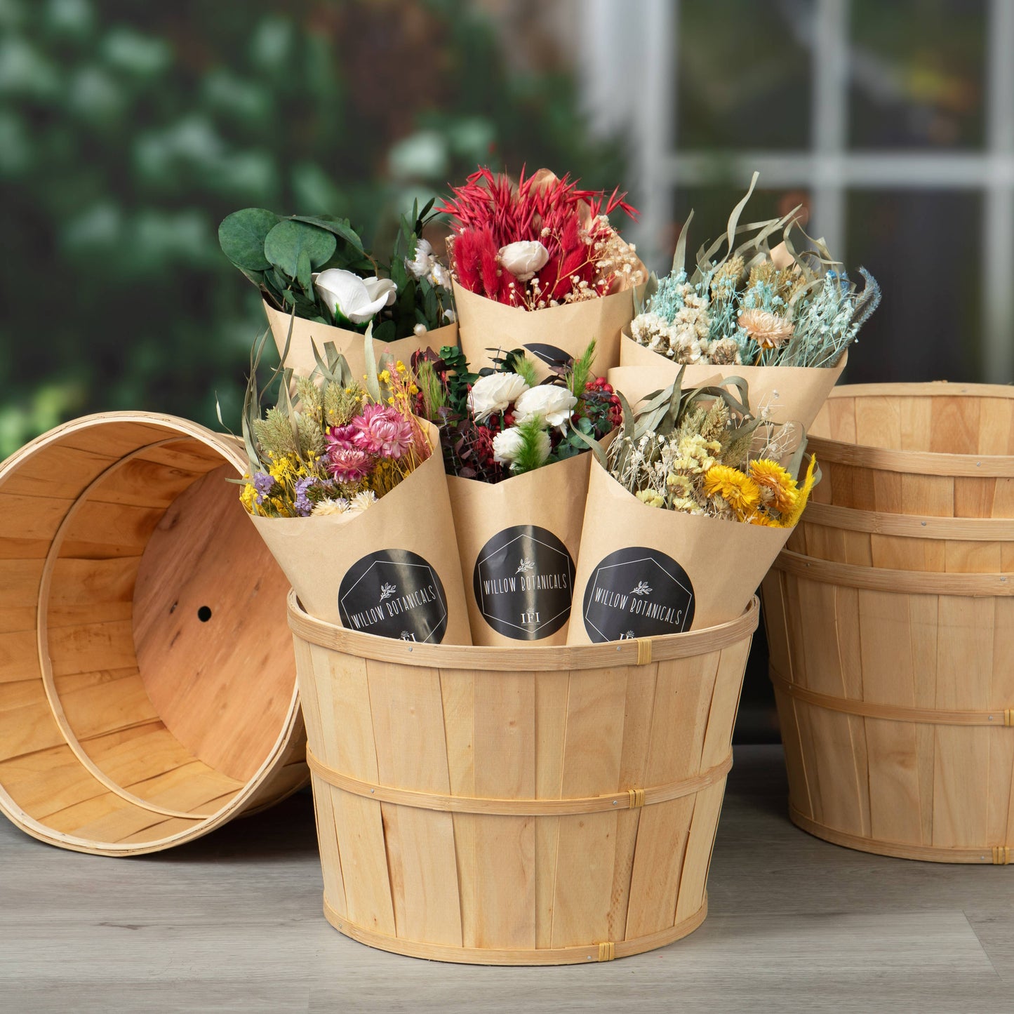 Mixed Dried Bouquet - Soft Muted Tones