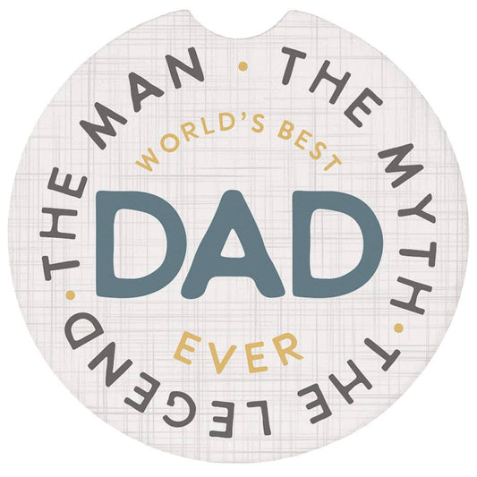 Man Myth Dad - Car Coasters
