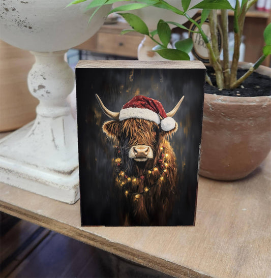 Christmas Highland Block