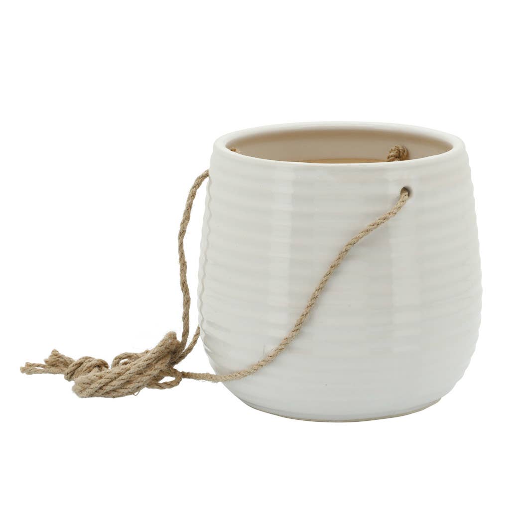 Ceramic Rope Hanging Planter