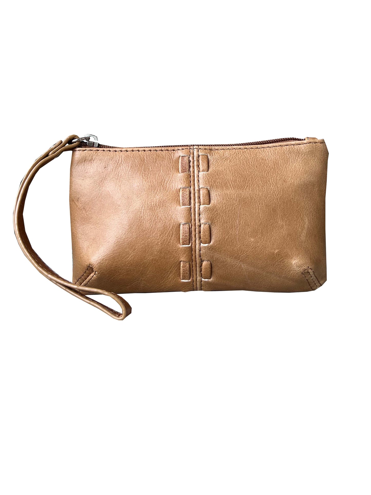 Leather Zip bag