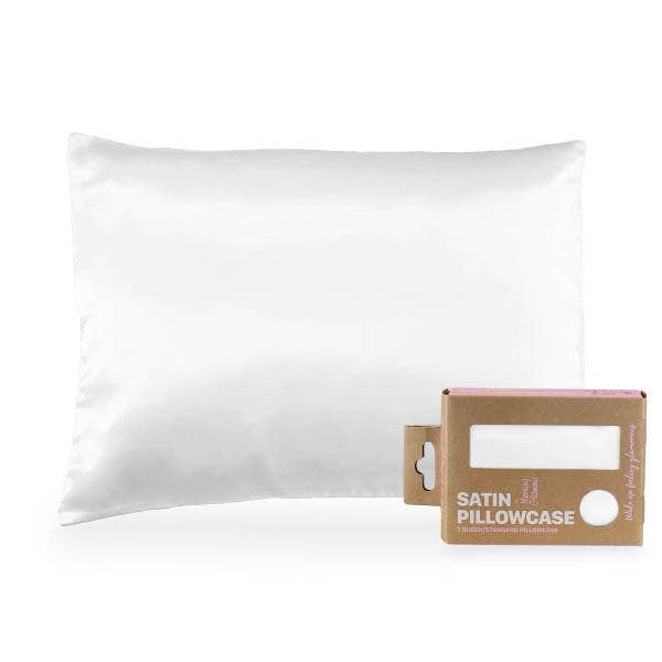 Eco Packaged Satin Pillowcase for Hair & Skin-Queen/Standard
