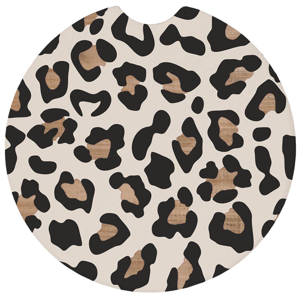 Leopard Print - Car Coasters