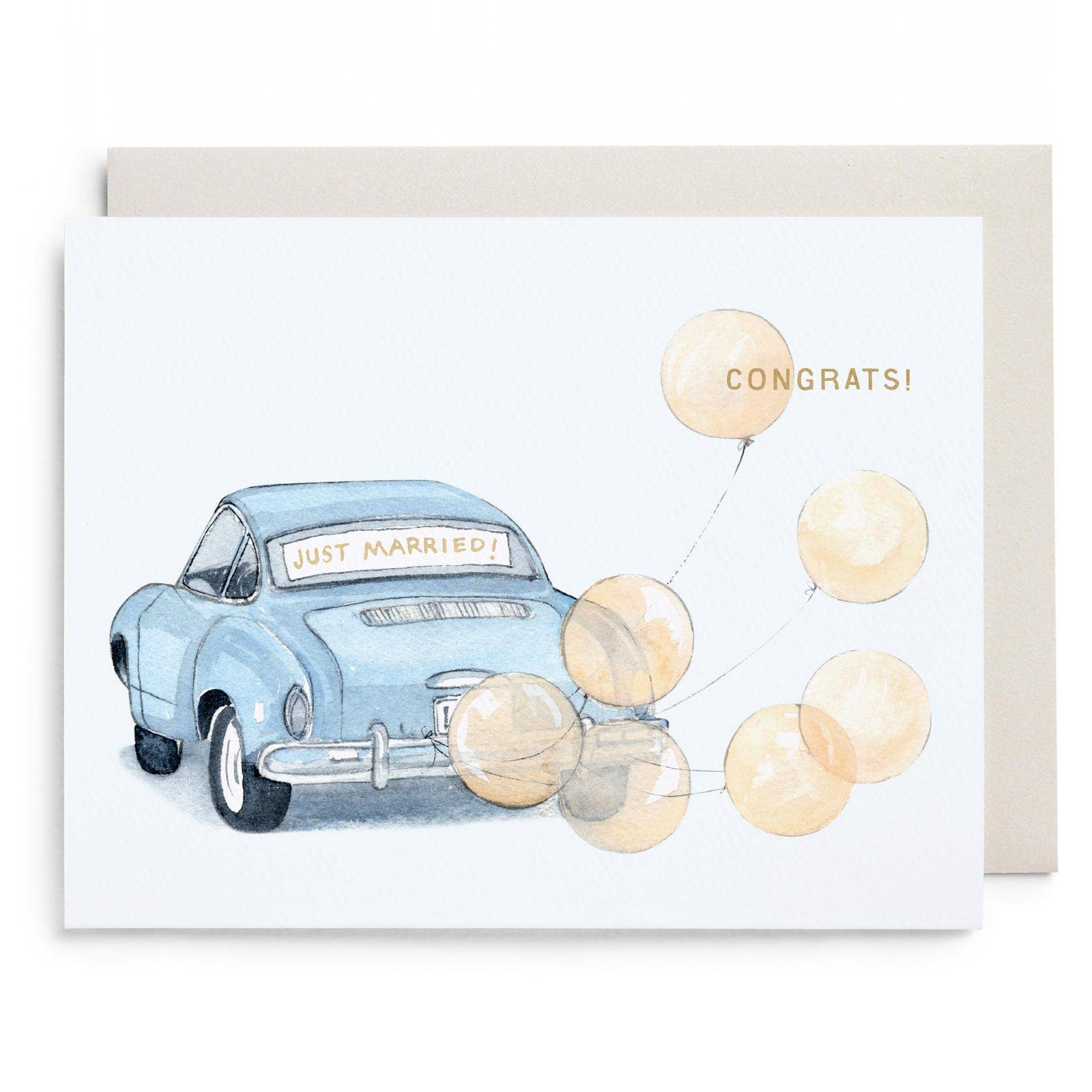 Vintage Car Wedding Greeting Card – The Good Co.
