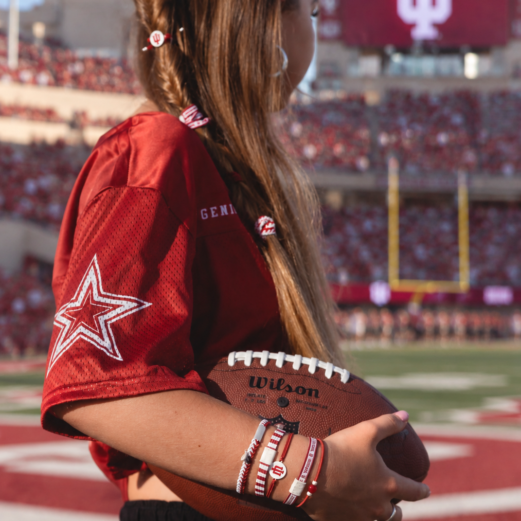 Indiana University Game Day Hair Tie Bracelets