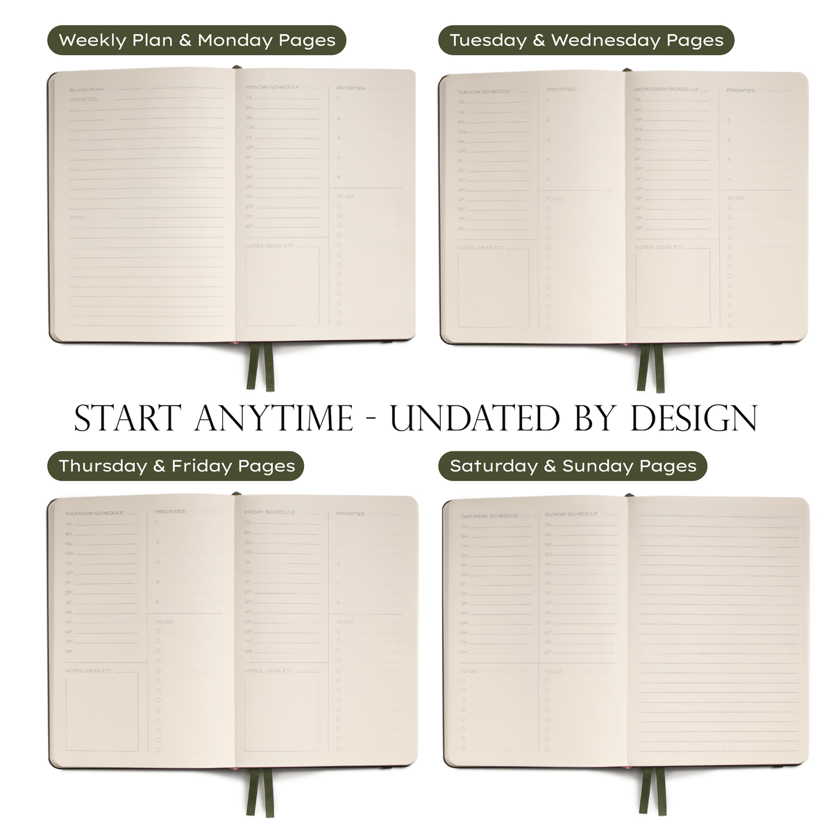 The Daily Planner - Undated