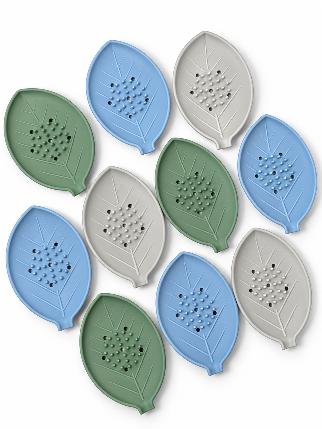 Shower Steamer Tray - Leaf Silicone Tray