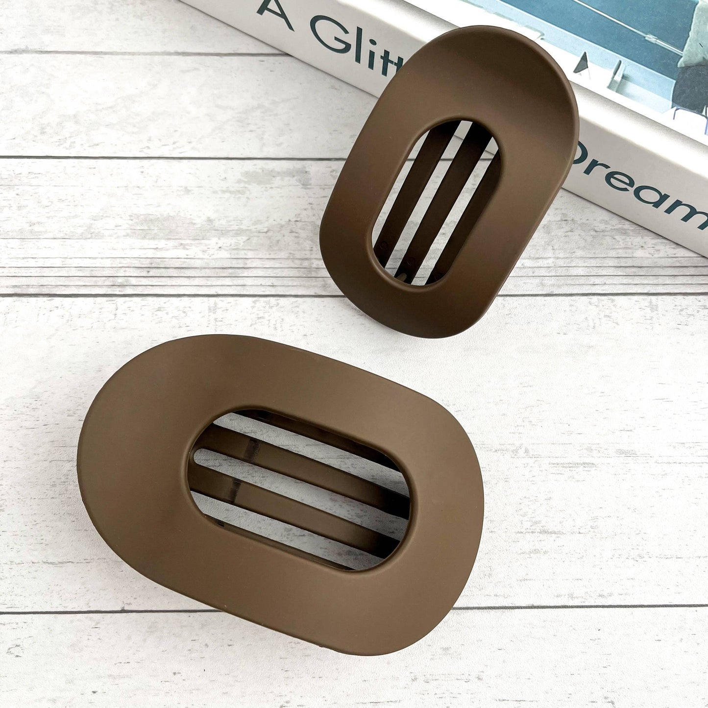 Flat Oval Hair Clip